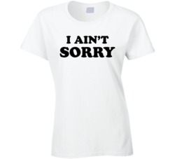 I Ain't Sorry Bey Fan Lemonade White T Shirt