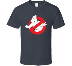 Ghostbusters Logo Worn Look T Shirt