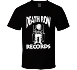 Deathrow Records Logo Worn Look T Shirt