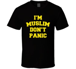 I'm Muslim Don't Panic T Shirt