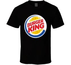 Burger King Logo Worn Look T Shirt