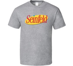 Seinfeld Logo Worn Look T Shirt