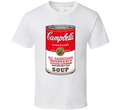 Campbell's Soup Worn Look T Shirt