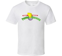 Power Rangers Retro Logo Worn Look T Shirt