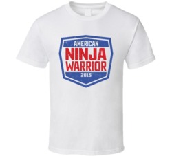 American Ninja Warrior Shield Worn Look T Shirt