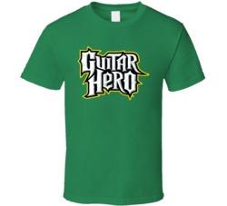 Guitar Hero Worn Look T Shirt