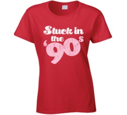 Stuck In The 90s Worn Look T Shirt