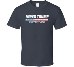 NeverTrump Never Not My President Worn Look T Shirt