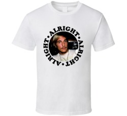 Matthew McConaughey Alright Posterized T Shirt