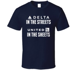 Delta In the Streets United In The Sheets T Shirt