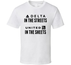 Delta In the Streets United In The Sheets White T Shirt