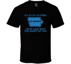 Ed Moines Sheeran Iowa T Shirt