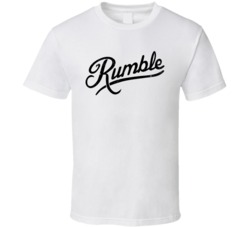 Anthony Rumble Johnson Distressed White T Shirt
