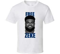 Free Zeke Ezekiel Elliott Dallas Cowboys T Shirt