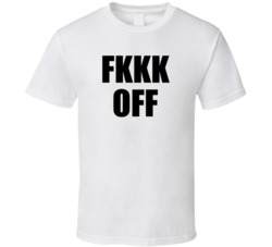 Fkkk Off Anti Facist Antifa No White Supremist T Shirt