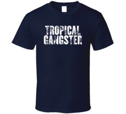 Tropical Gangster Worn Look T Shirt