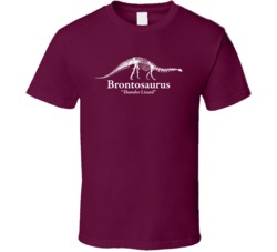 Brontosaurus Thunder Lizard T Shirt