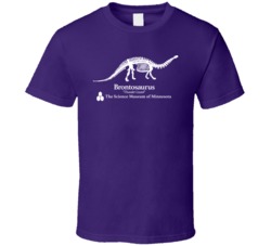 Stranger Things Science Museum Brontosaurus T Shirt