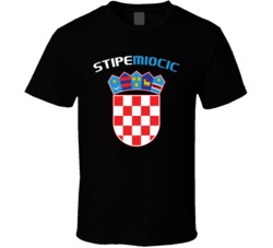 Stipe Miocic Croatia Flag T Shirt