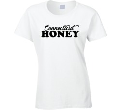 Connecticut State Honey Ladies T Shirt