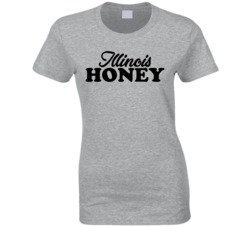 Illinois State Honey Ladies T Shirt