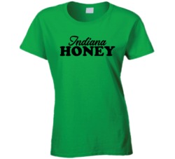 Indiana State Honey Ladies T Shirt