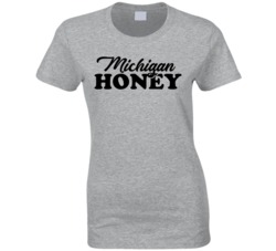 Michigan State Honey Ladies T Shirt