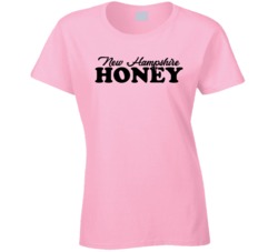 New Hampshire State Honey Ladies T Shirt
