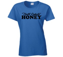 North Dakota State Honey Ladies T Shirt