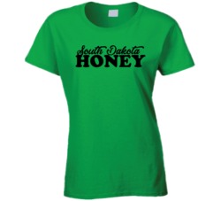 South Dakota State Honey Ladies T Shirt