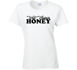 West Virginia State Honey Ladies T Shirt