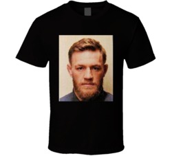 Free Conor Mcgregor Mugshot Mma Fighter Fighting Irish Boston T Shirt
