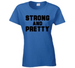 Strong And Pretty Mma Bodybuilding T Shirt
