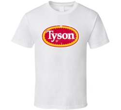 Tyson Worn Look Logo T Shirt