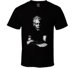 Anthony Bourdain Celebrity TV Chef Cook T Shirt