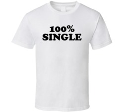 100 Percent Single Brunch Clubbing Drinking Bar T Shirt