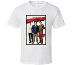 Superbad Super Bad Movie Poster Worn Look T Shirt
