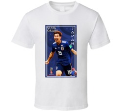 Yuya Osako Japan Hero 2018 World Cup Football Soccer Goal T Shirt