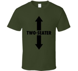 Two Seater Car Enthusiast Funny Crude T Shirt