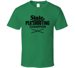 Pea Shooting Silliest Funniest Sports Ever T Shirt
