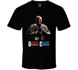 Daniel Dc Cormier Two Division Champ 226 Mma Worn Look T Shirt