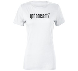 Got Consent White T Shirt