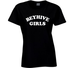 Beyhive Girls Bey Fan Black T Shirt