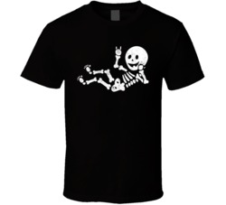 Skeleton Baby Halloween Worn Look T Shirt