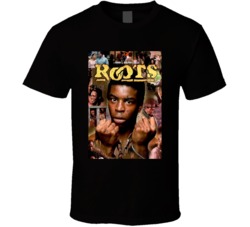 Roots Movie Poster Worn Look Posterized T Shirt
