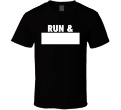 Run And Blank Football Track Field Sports Activism Woke Athlete T Shir