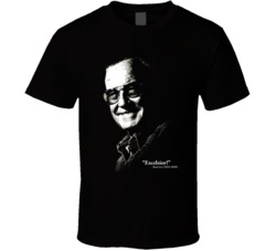 Stan Lee Memorial Comic Book Legend Excelsior Quote T Shirt