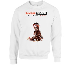 Kodak Black Lil Big Pac Rapper Hip Hop Sweatshirt