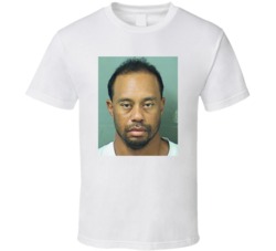 Tiger Mugshot Golf Fan Essential Gift T Shirt