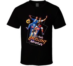 Bill And Ted's Excellent Adventure 80's Movie Fan T Shirt